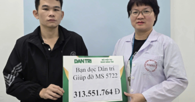 Bạn đọc Dân trí ủng hộ bé trai 8 tuổi mắc viêm não hơn 313 triệu đồng