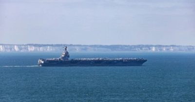 Siêu tàu sân bay Mỹ USS Gerald R. Ford trở lại Địa Trung Hải