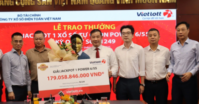 Giáo viên ở Đà Nẵng trúng hơn 179 tỷ đồng từ vé số
