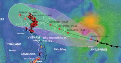 Bão Matmo vào Biển Đông, dự báo đổ bộ Quảng Ninh