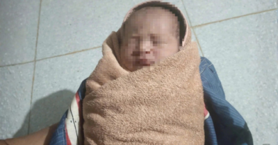 Bé sơ sinh bị bỏ dưới gốc cây ở Quảng Trị đã được đưa về với mẹ đẻ