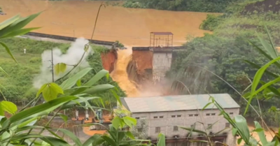 Vỡ đập thủy điện Bắc Khê 1 ở Lạng Sơn, nước ồ ạt tràn xuống hạ du