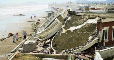 Bộ Xây dựng chỉ đạo làm rõ vụ biệt thự đổ gục trong bão Bualoi tại Hà Tĩnh