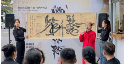 Võ Tuấn Xuân Thành: dấu ấn riêng của thư pháp Việt trẻ