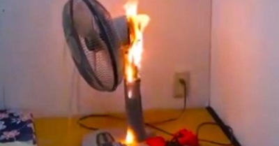 Nguy cơ cháy nổ từ quạt tích điện
