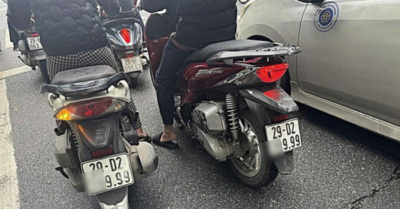 Xe SH trùng biển số Hà Nội: CSGT xử phạt 7,5 triệu đồng vì biển giả