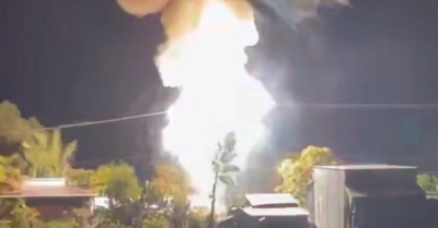 Cháy đường dây điện trung thế ở Đồng Tháp: 1 người bị thương, 4 nhà bị thiêu