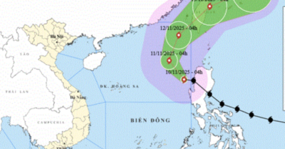 Bão Phượng Hoàng vào Biển Đông, trở thành cơn bão số 14 năm 2025