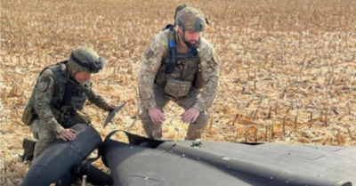 Nga dùng UAV Geran săn máy bay Ukraine trên không