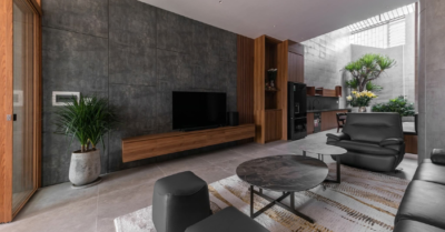 Nhà phố 100m² với những khoảng trống quý giá