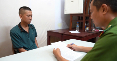 Gã đàn ông “phê thuốc” tấn công CSGT trong lúc mưa lũ