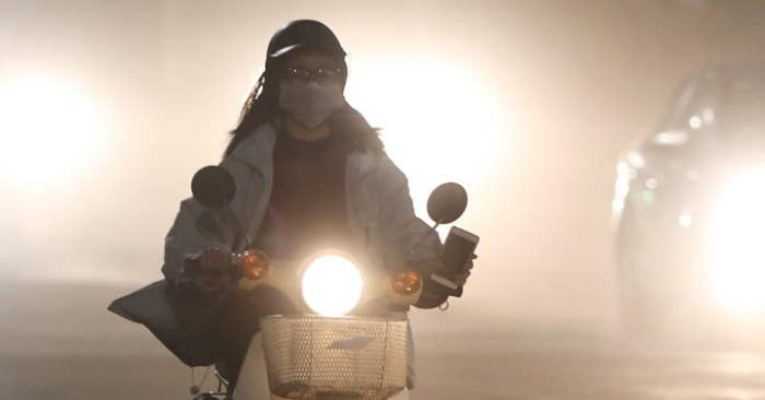 Chất lượng không khí Hà Nội tăng mức cảnh báo