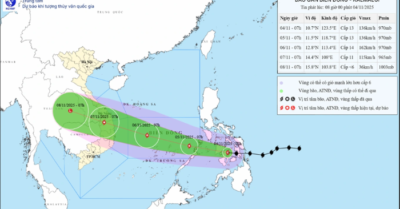 Bão Kalmaegi sắp đổ bộ miền Trung với cường độ cấp 12-14