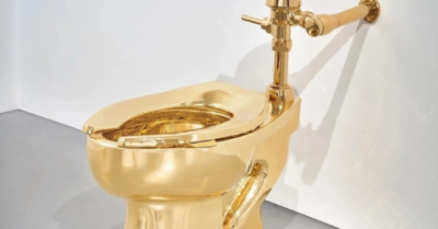 Bồn cầu vàng 12 triệu USD: Hành trình kỳ lạ của biểu tượng Cattelan