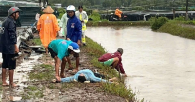 Sét đánh tử vong Cà Mau: Phát hiện thi thể cháy xém tại ao tôm