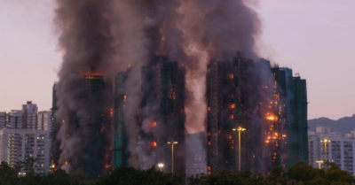 Giàn giáo tre biến cháy chung cư Hong Kong thành thảm họa chết người