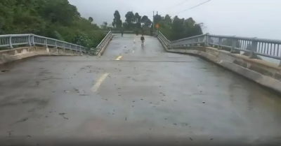 Trụ cầu Cạn nghiêng 80cm – Bộ Xây dựng công bố khẩn cấp thiên tai