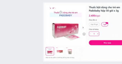 Thu hồi thuốc Padobaby trên toàn quốc vì vi phạm chất lượng