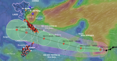 Bão Kalmaegi liên tục tăng cấp, dự báo các địa phương bị ảnh hưởng