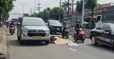 Tai nạn liên hoàn giữa xe máy, ô tô và container. Nam shipper tử vong tại chỗ