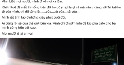 Nam thanh niên nhảy cầu ở Huế: Dòng trạng thái cuối cùng đầy ám ảnh