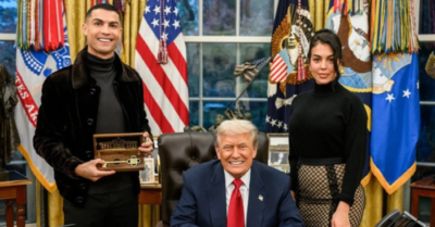 Cristiano Ronaldo gặp Trump tại Phòng Bầu Dục