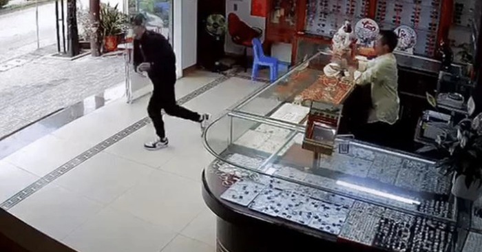 cướp tiệm vàng Thái Nguyên