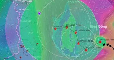 Dự báo bão số 15 đổi hướng liên tục, luẩn quẩn nhiều ngày trên biển