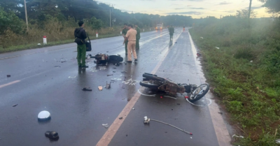 Tai nạn xe máy nghiêm trọng ở Gia Lai: 2 người chết, 2 người bị thương nặng