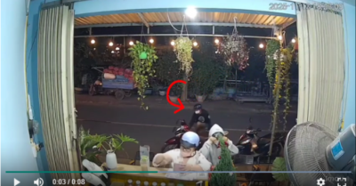 Camera ghi lại vụ lấy cắp xe máy trong chưa đầy 8 giây