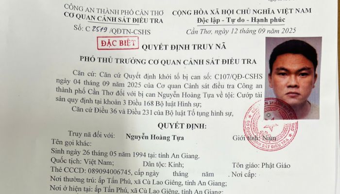truy nã đặc biệt nguy hiểm
