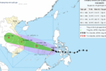 Bão KALMAEGI đã vào Biển Đông, trở thành cơn bão số 13 – có thể đạt cấp 14, giật cấp 17