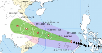 Bão Kalmaegi có xu thế mạnh lên, quân đội sẵn sàng bay cứu hộ