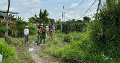 Điều tra vụ phát hiện thi thể người đàn ông dưới ruộng sau khi nước ngập rút