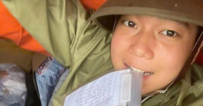 Lời nhắn của nam sinh đi cứu trợ gây xúc động mạnh