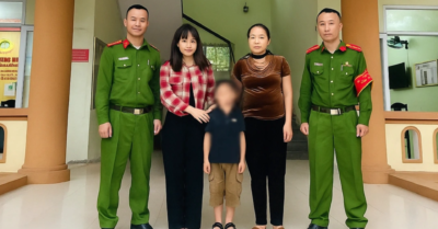 Ba giờ tìm kiếm, công an Thanh Hóa tìm thấy cháu bé 6 tuổi đi lạc trên đường đến trường