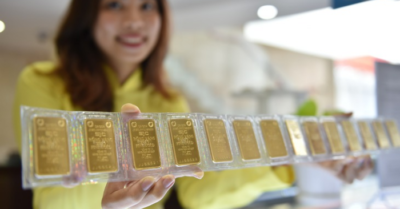 Giá vàng miếng SJC cao hơn vàng thế giới hơn 21 triệu đồng mỗi lượng