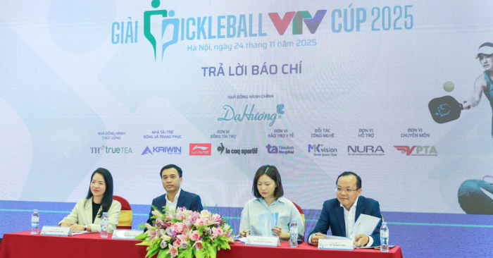 Giải Pickleball VTV Cup 2025: Quy tụ 700 vận động viên, tổng thưởng hơn 1 tỷ đồng