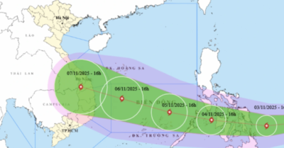 Bão Kalmaegi có thể mạnh cấp 13, giật cấp 17 khi vào Biển Đông