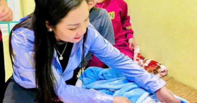 Bé trai sơ sinh bị bỏ rơi trong làn nhựa trước cửa nhà dân ở Nghệ An