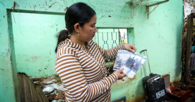 Rốn lũ Hòa Thịnh: Người dân tìm kỷ vật giữa ngôi nhà bể nát