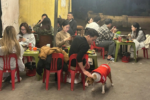 Quán nướng Hà Nội có chó lạ bất ngờ “gây sốt”, chủ lo “vỡ trận” vì khách đến quá đông