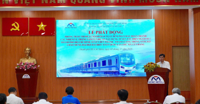 TPHCM phát động 60 ngày nước rút khởi công tuyến Metro số 2 Bến Thành – Tham Lương