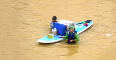 Kỷ lục mưa bị xô đổ: Nước từ đâu mà nhiều thế