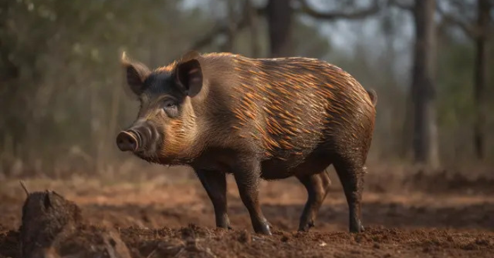 Lợn rừng chạy vào nhà gây xôn xao