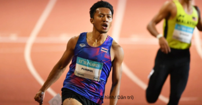 VĐV Thái Lan lập kỷ lục SEA Games ở cự ly chạy 100m nam