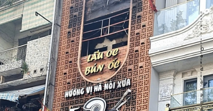 Vụ cháy quán bún ốc Trần Hưng Đạo