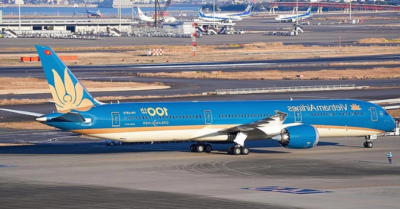 Máy bay lớn nhất Việt Nam hạ cánh tại Long Thành trong chuyến bay kỹ thuật