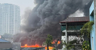 Cháy lớn Nhà máy Bia Hà Nội đã được khống chế