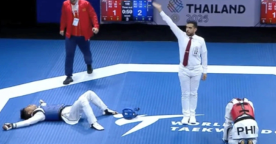 Võ sĩ Việt Nam lật ngược thế cờ phút cuối, vào chung kết taekwondo SEA Games 33